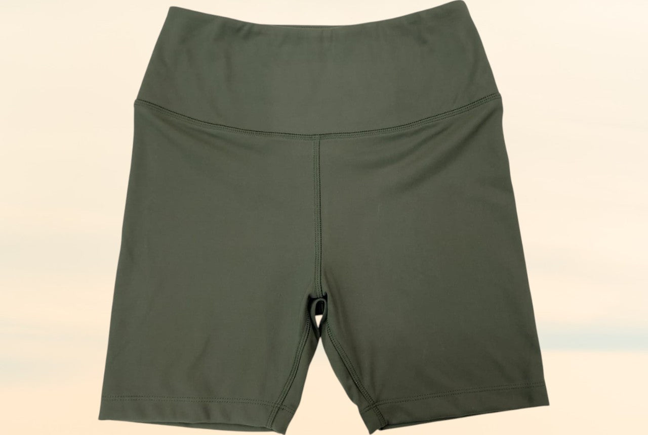 High-Waist V-Back Shorts